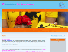 Tablet Screenshot of noidonneinsieme.it